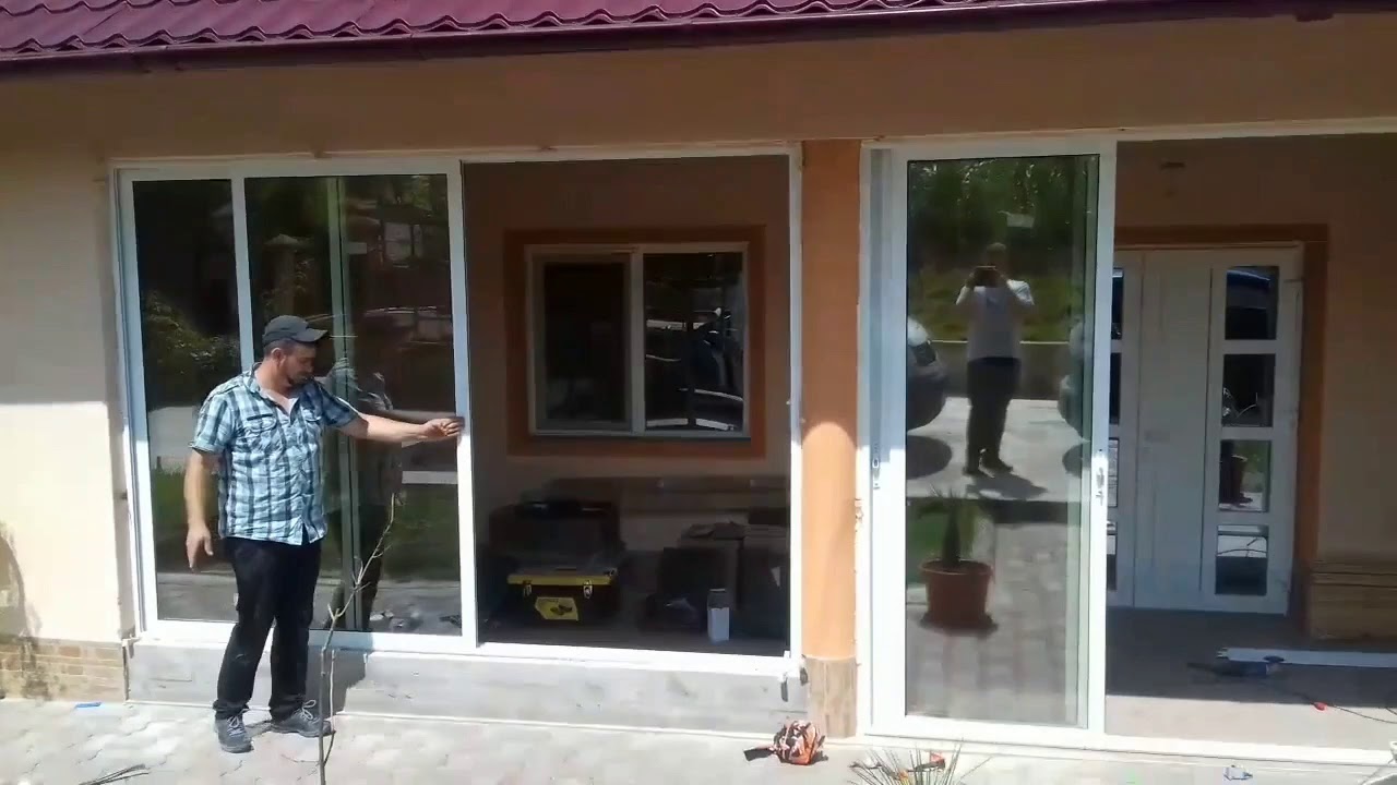 Usi glisante aluminiu termopan