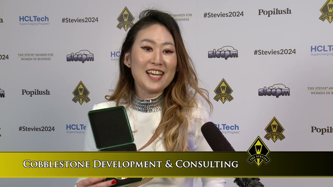 Cobblestone Development & Consulting wins in the 2024 Stevie&reg; Awards for Women in Business