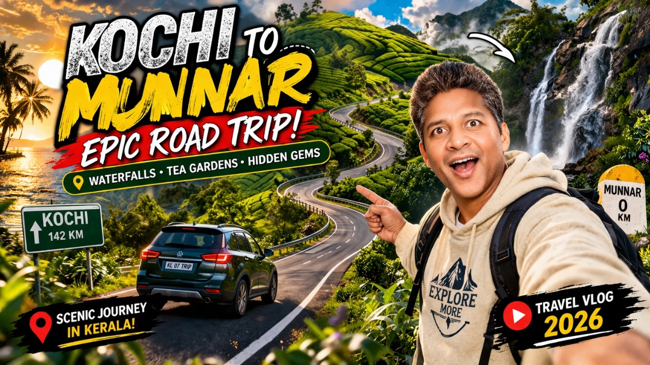 Kochi to Munnar Road Trip: Stunning Waterfalls & Hidden Gems!