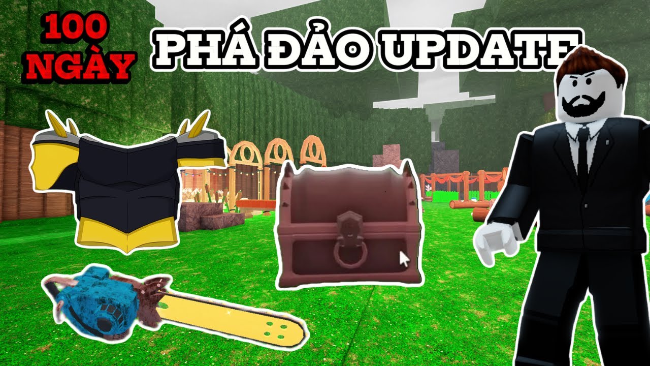 100 Ngày Mình PHÁ ĐẢO Hoàn Toàn Update Mới | 99 Nights In The Forest Roblox!