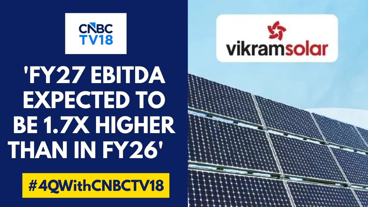 Акции Vikram Solar упали на 4% после публикации неоднозначных результатов за 4 квартал 2026 финан...