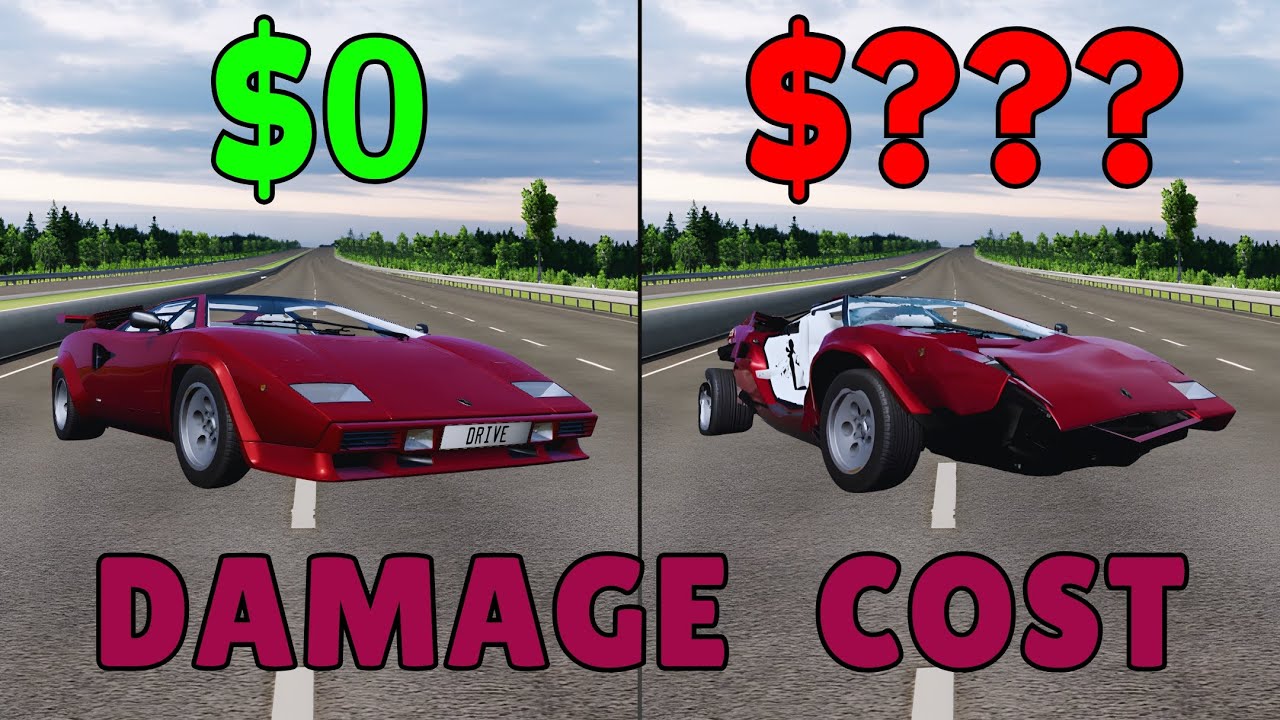 Realistic Crashes BeamNG Drive Damage Cost #27 | Epic Wallet Survival