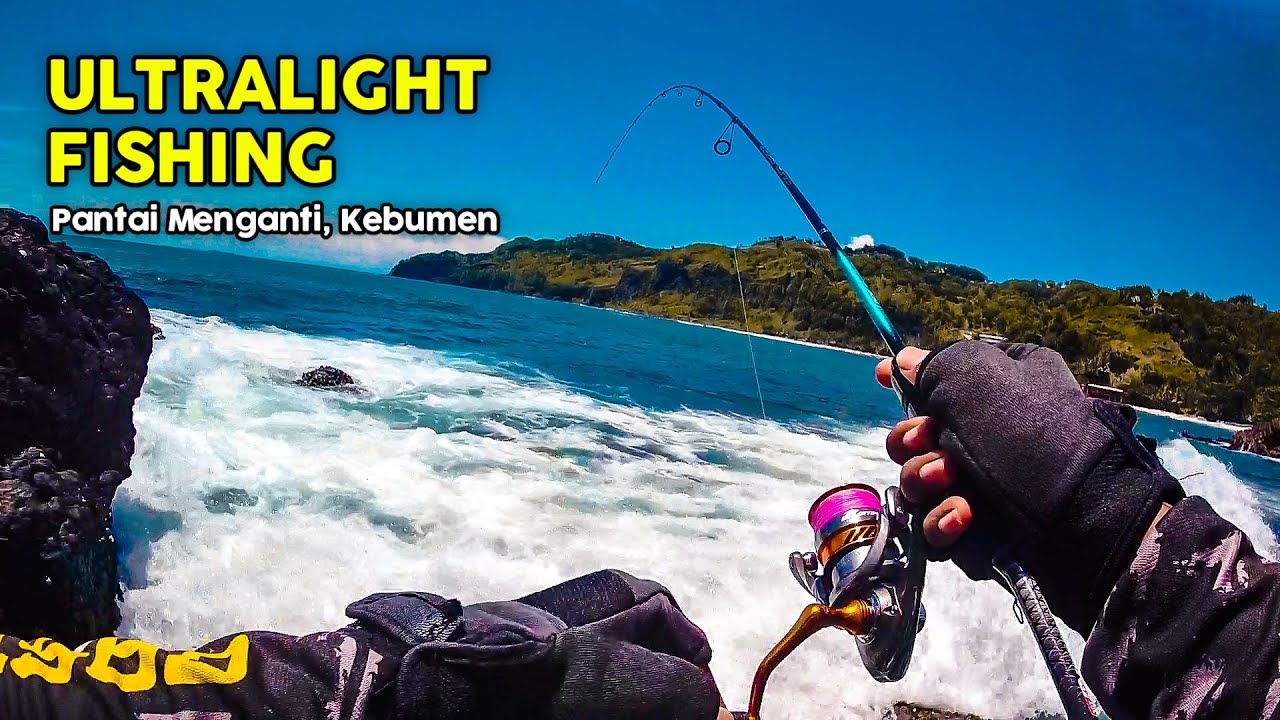 ULTRALIGHT FISHING PANTAI MENGANTI KEBUMEN | JORAN DAIDO THALASSA