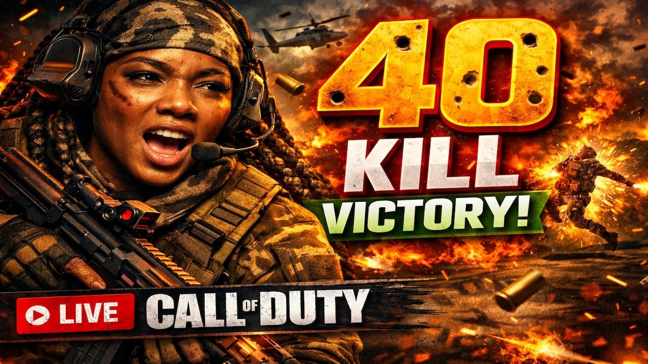 COD BLKOPS 7 | Trial Day is Back Stream! Are you on? 40 Kills Victory