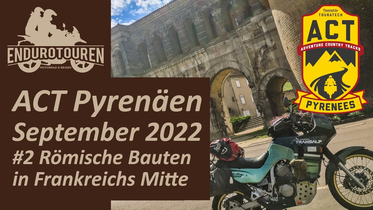 ACT Pyrenäen | Kehl, Jura, Burgund, Vichy bis Auvergne | Honda Transalp 600 | #2 September 2022