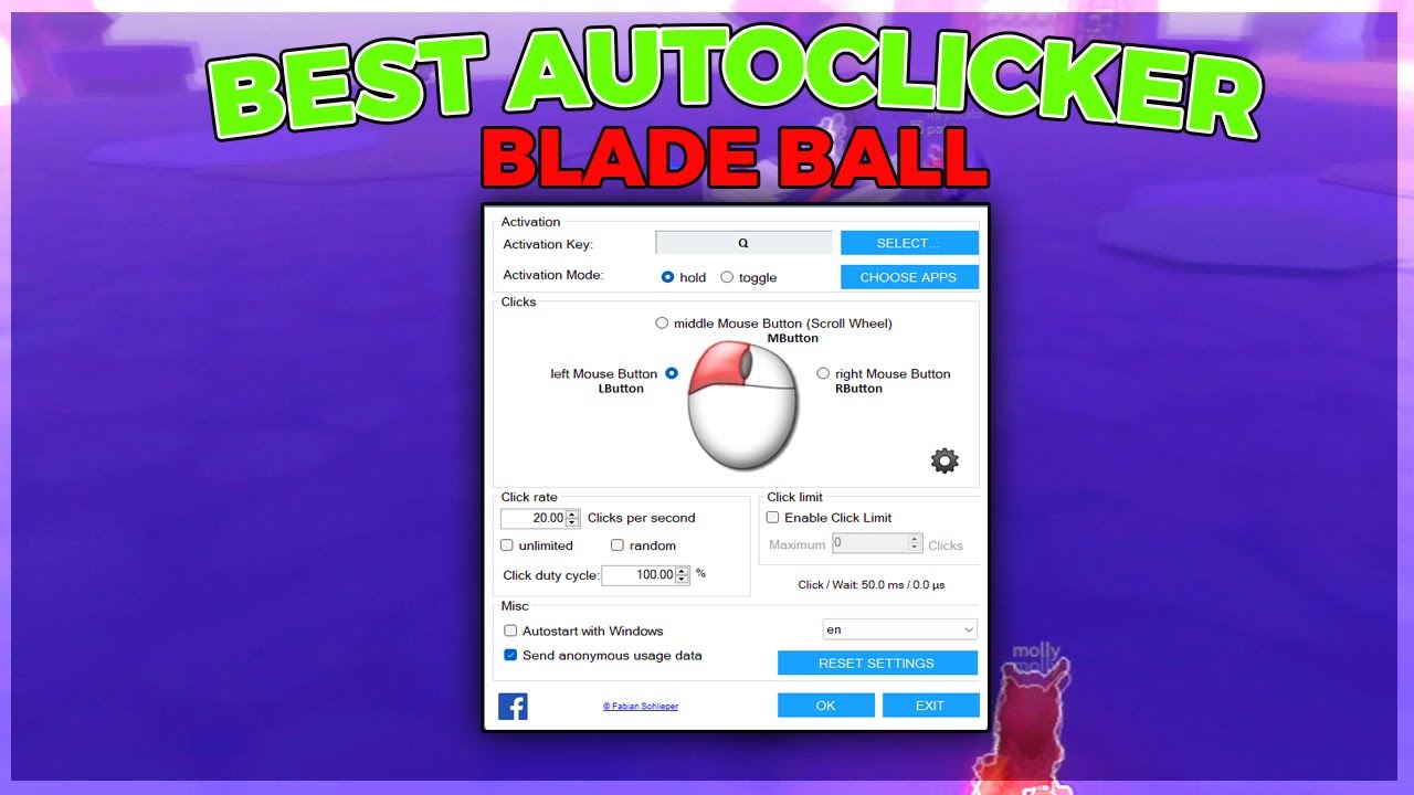 THE BEST AUTO CLICKER IN BLADE BALL...