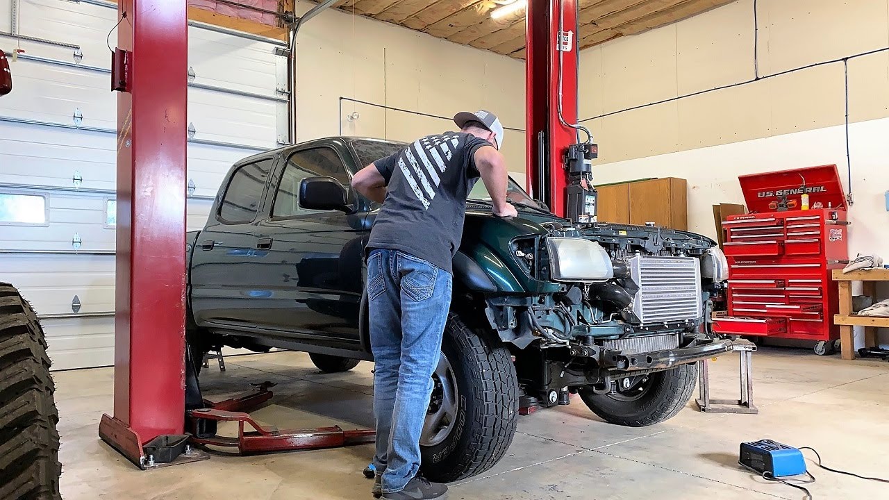 Первая попытка завести мою Toyota Tacoma, перешедшую на дизель!