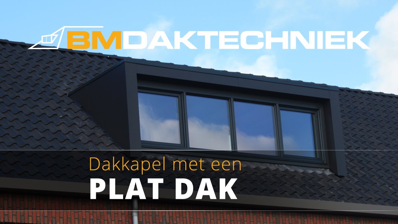 Dakkapel met een plat dak - BM Daktechniek