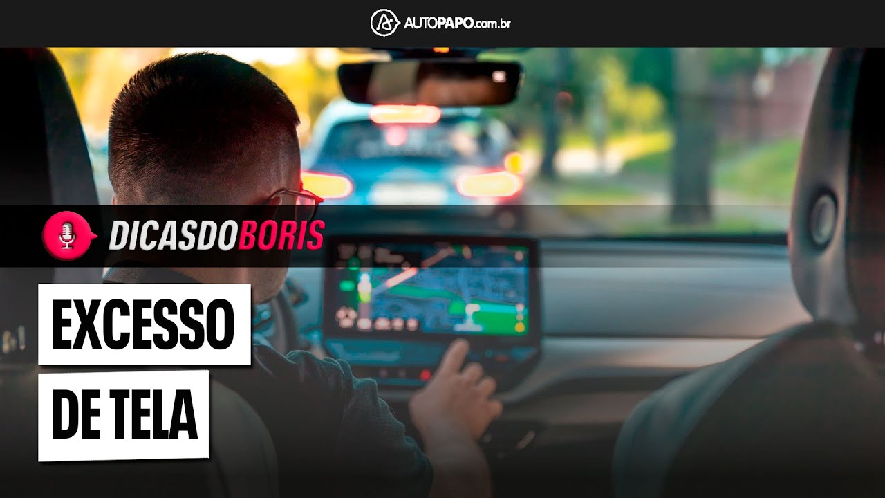 AT&Eacute; O CARRO EST&Aacute; SOFRENDO COM O EXAGERO DAS TELAS