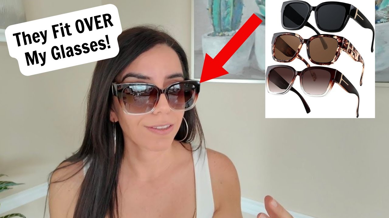 These Stylish Sunglasses Fit Over My Prescription Glasses! (Amazon Find)