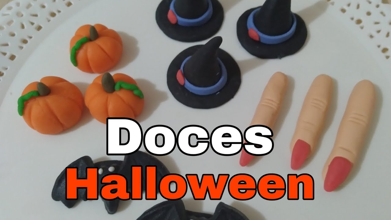 Doces halloween ñ vai ao fogo feito em pasta de leite em pó passo a passo