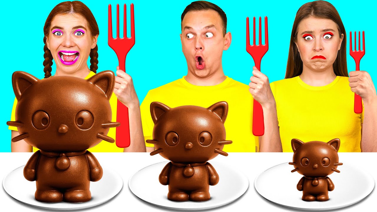 Grande, Medio e Piccolo Piatto Sfida | Incredibili Sfide Alimentari TeenTeam Challenge