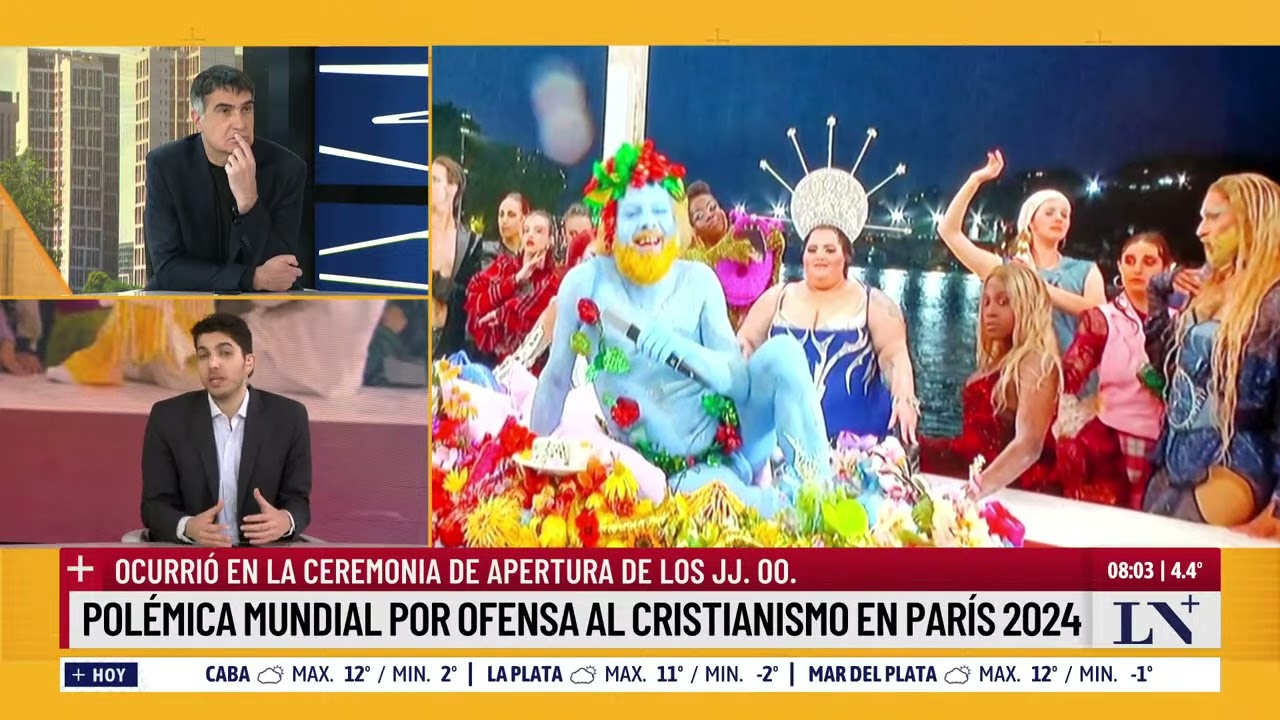Polémica mundial por ofensa al cristianismo en París 2024; ocurrió en la apertura de los JJ.OO.