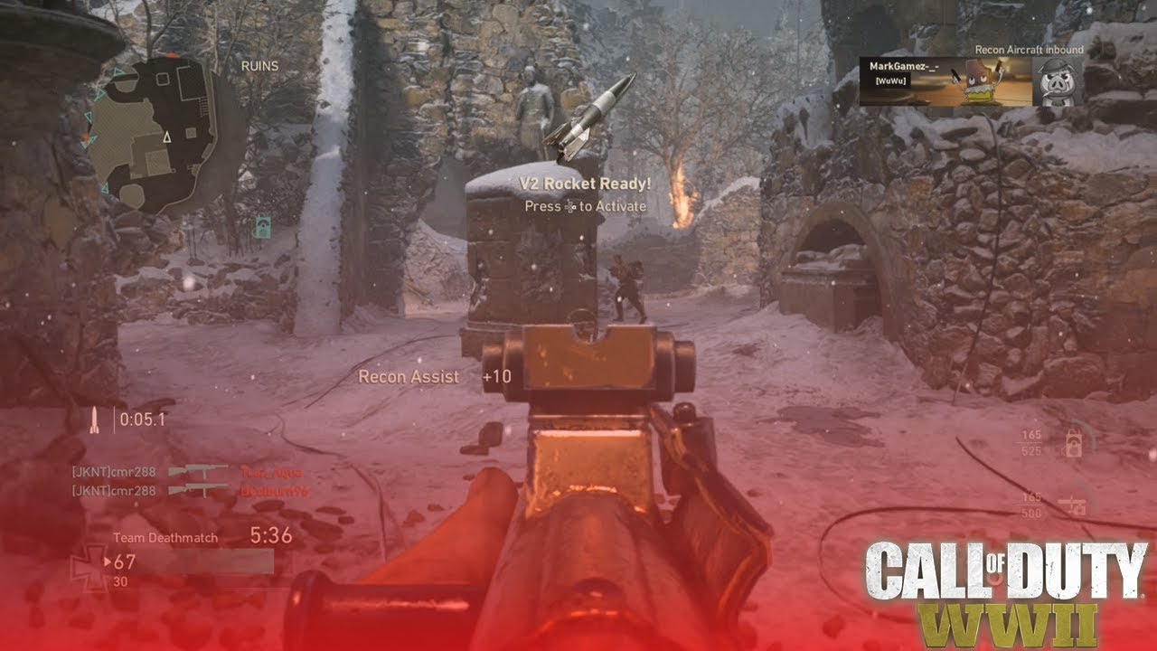 Call of Duty WW2  -  V2 Rocket Gameplay