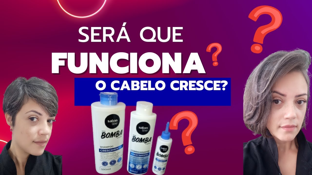 Shampool BOMBA Salon line crescimento (O cabelo cresce mesmo?)