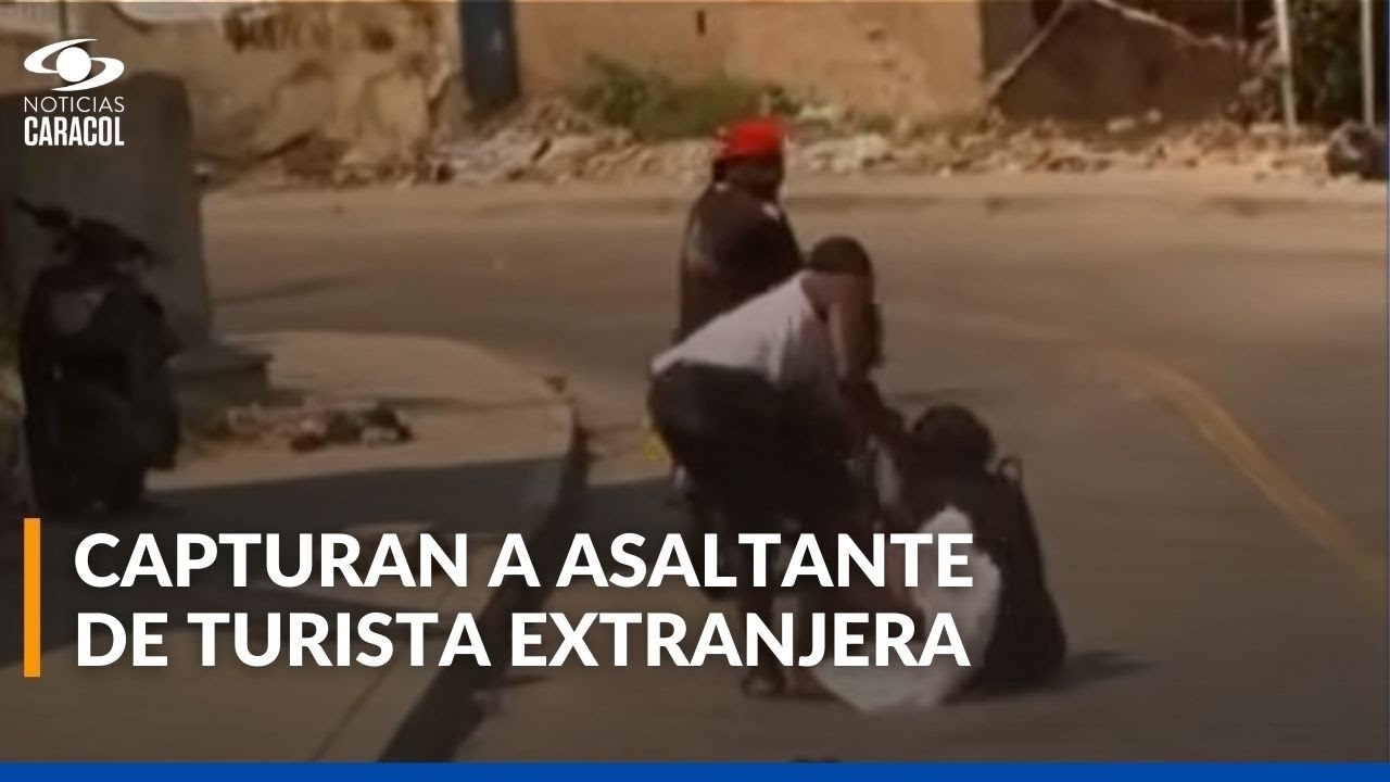 Turista sufrió violento atraco en Cartagena; todo quedó en video y uno de los ladrones fue capturado