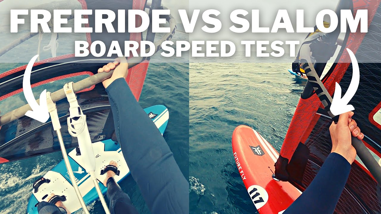 FREERIDE vs SLALOM: Performance Vergleich bei Board & Finne!