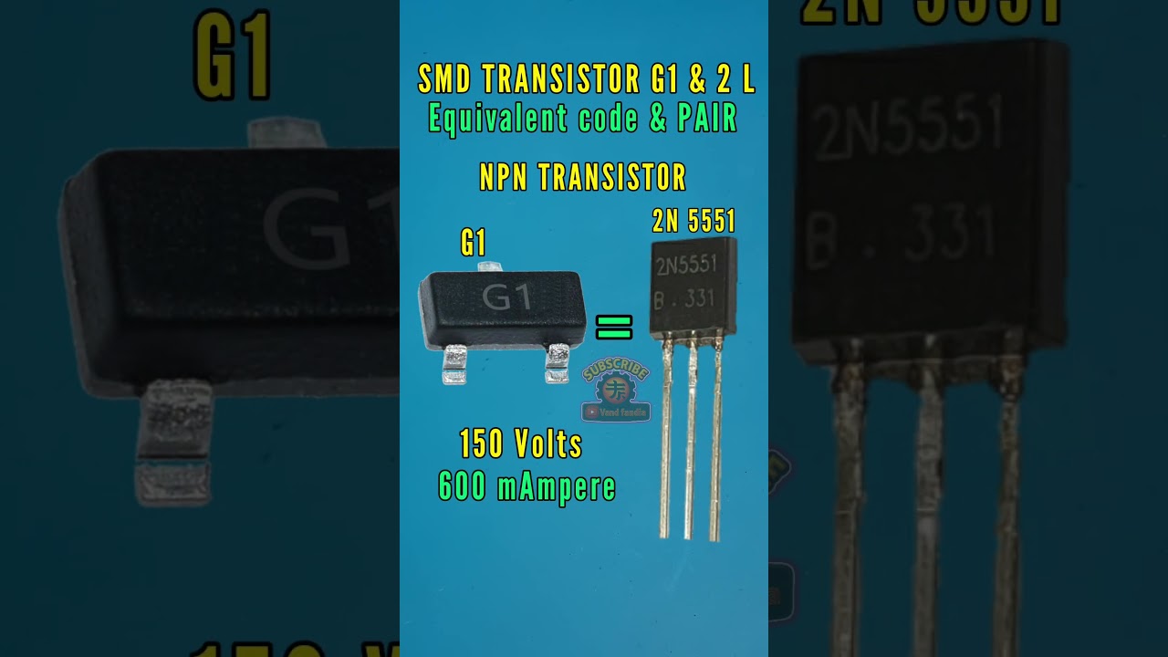 TRANZYSTOR SMD G1 i 2L odpowiednik kodu #elektronika #audio #naprawa #zasilanie #technologia #informacje #kr&oacute;tki