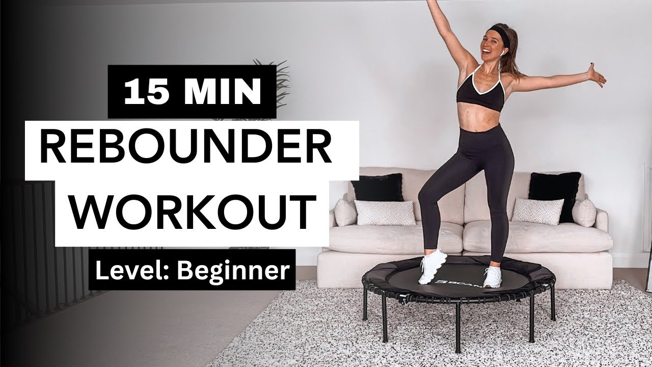 15-Min Beginner Rebounder HIIT Workout | Low Impact, Fun & Beginner-Friendly