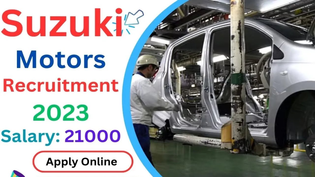 Suzuki Motors Campus 2023 | Suzuki Motors FTE & Apprenticeship Job Requirements| | Suzuki 6 campus