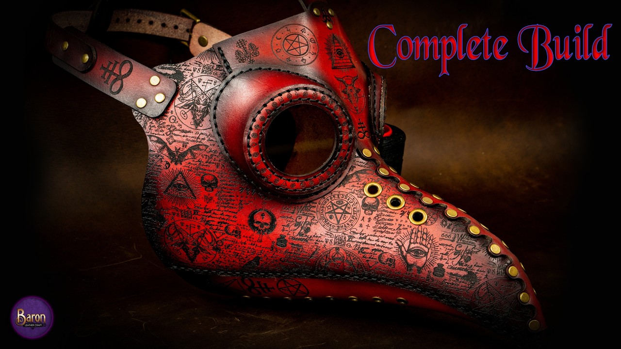 Plague Doctor Mask Get a Sinister Makeover! DIY Leather Mask