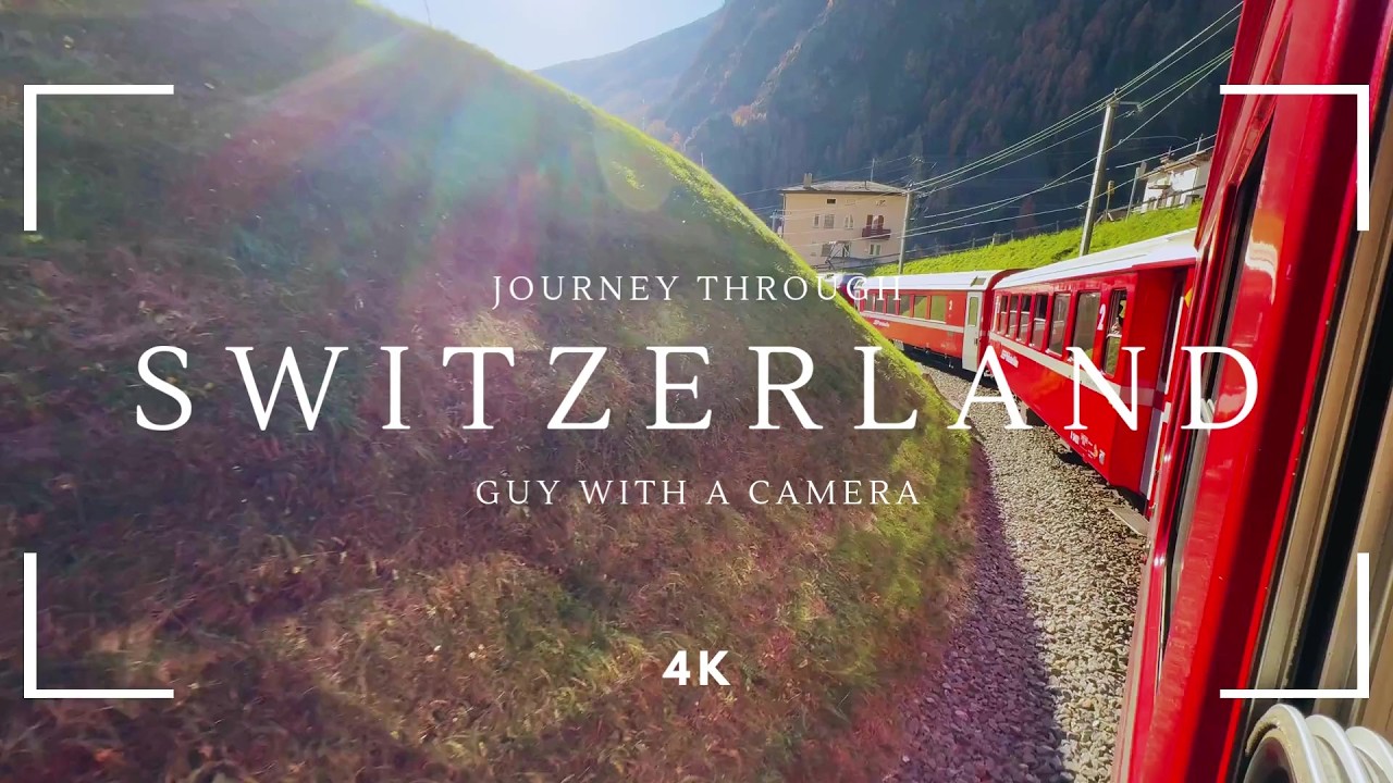 Bernina Express 4K: из Санкт-Морица в Тирано | Самая живописная поездка на поезде в Швейцарии