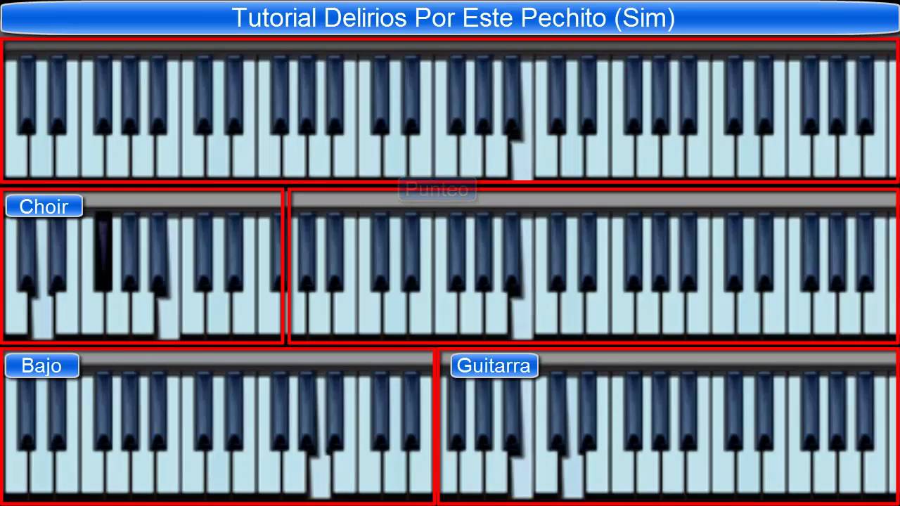Tutorial ▷ Por Este Pechito ● Delirios ((TECLADO))✓✓✓