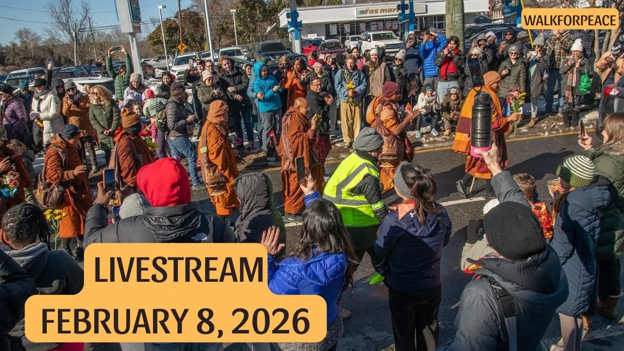 Morning Livestream | Walk for Peace Day 106 – Heading to Alexandria, VA (Feb 8, 2026)