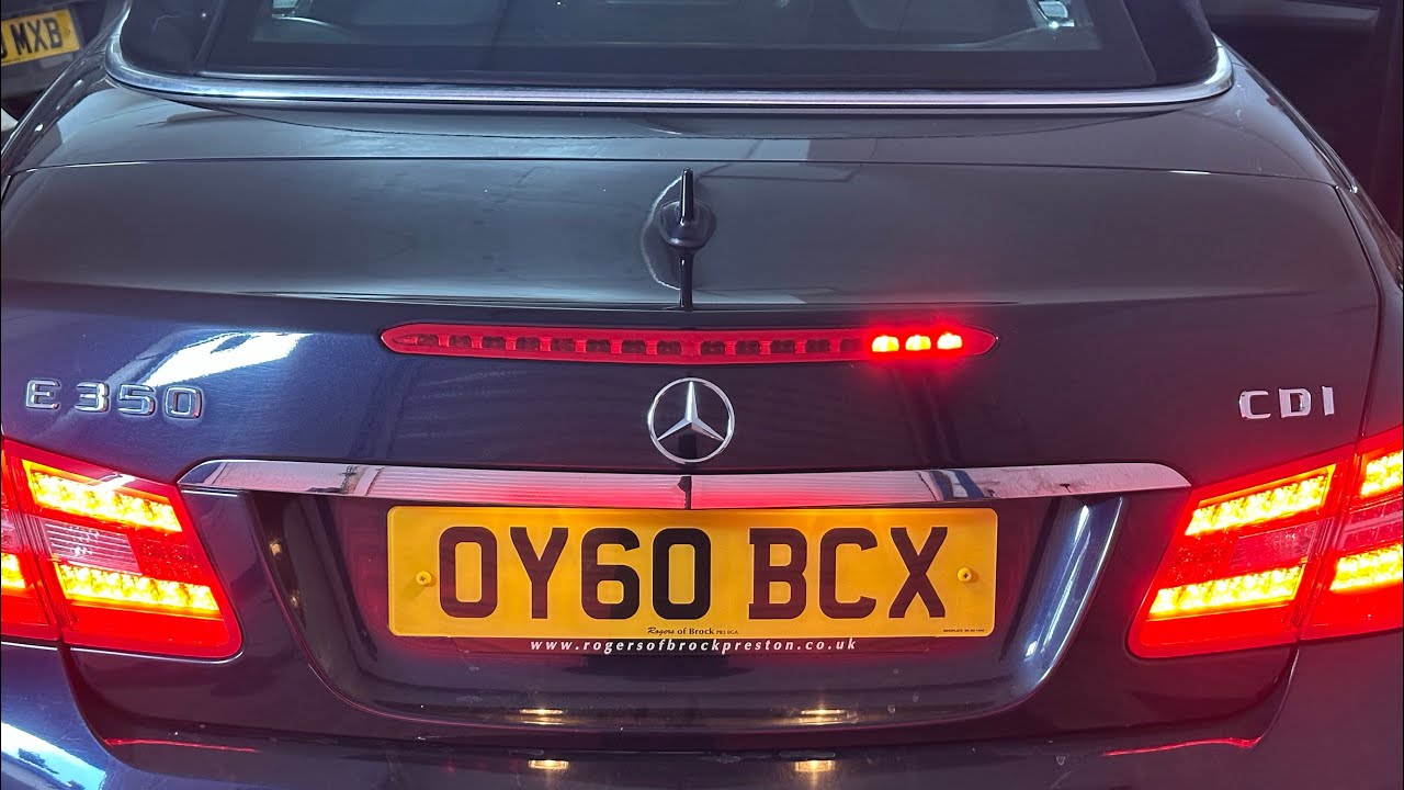 Mercedes E Class A207 C207 LED Brake Light Replacement