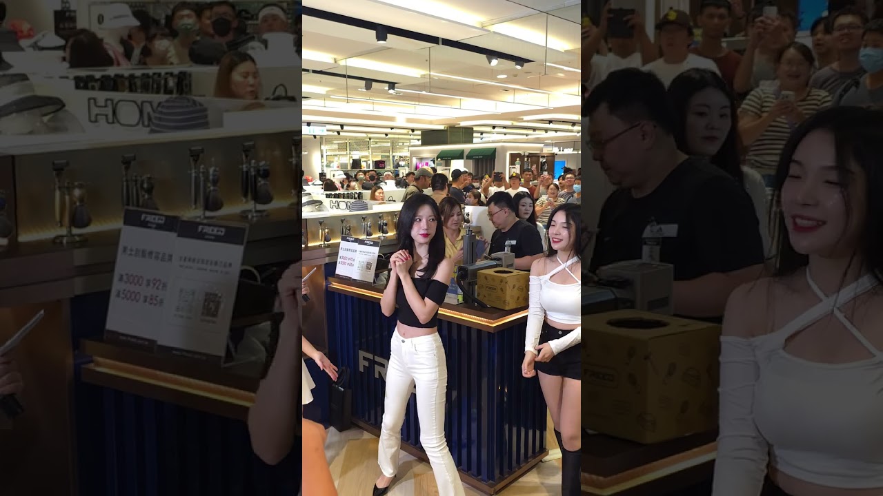 20240929 李晧禎&趙娟週 台中新光三越一日店長活動 出場+自我介紹&訪問 #cheerleader #李晧禎 #趙娟週 #이호정 #조연주