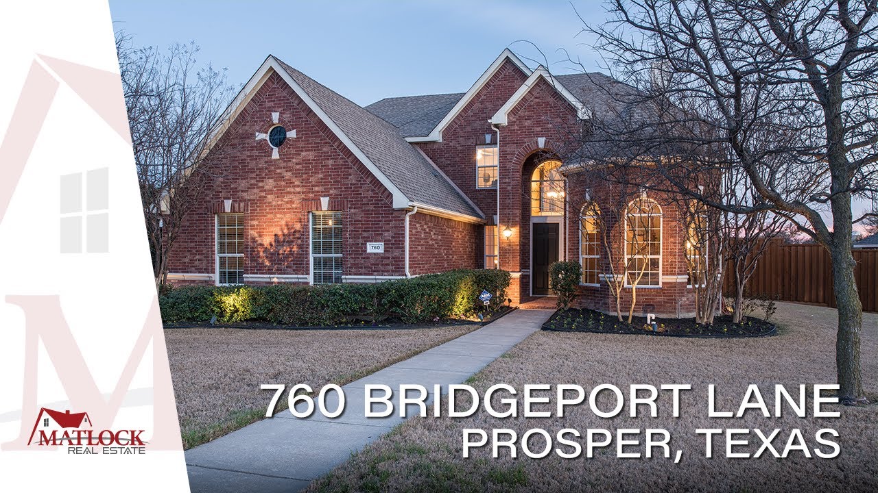 760 Bridgeport Lane, Prosper, Texas -  Remarkable Home For Sale in Prosper, Texas!