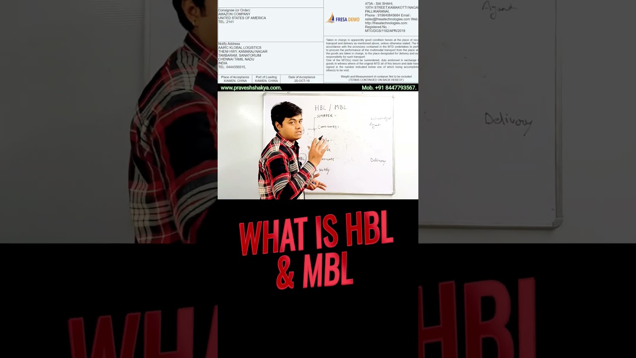 What is Hbl and Mbl in shipping #businessideas #freightforwarding
