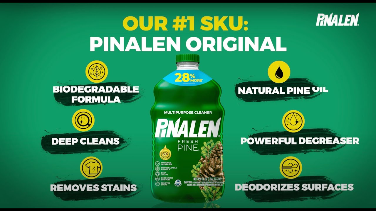 Real Scents for a Powerful Clean - PINALEN Multi-Purpose Cleaners