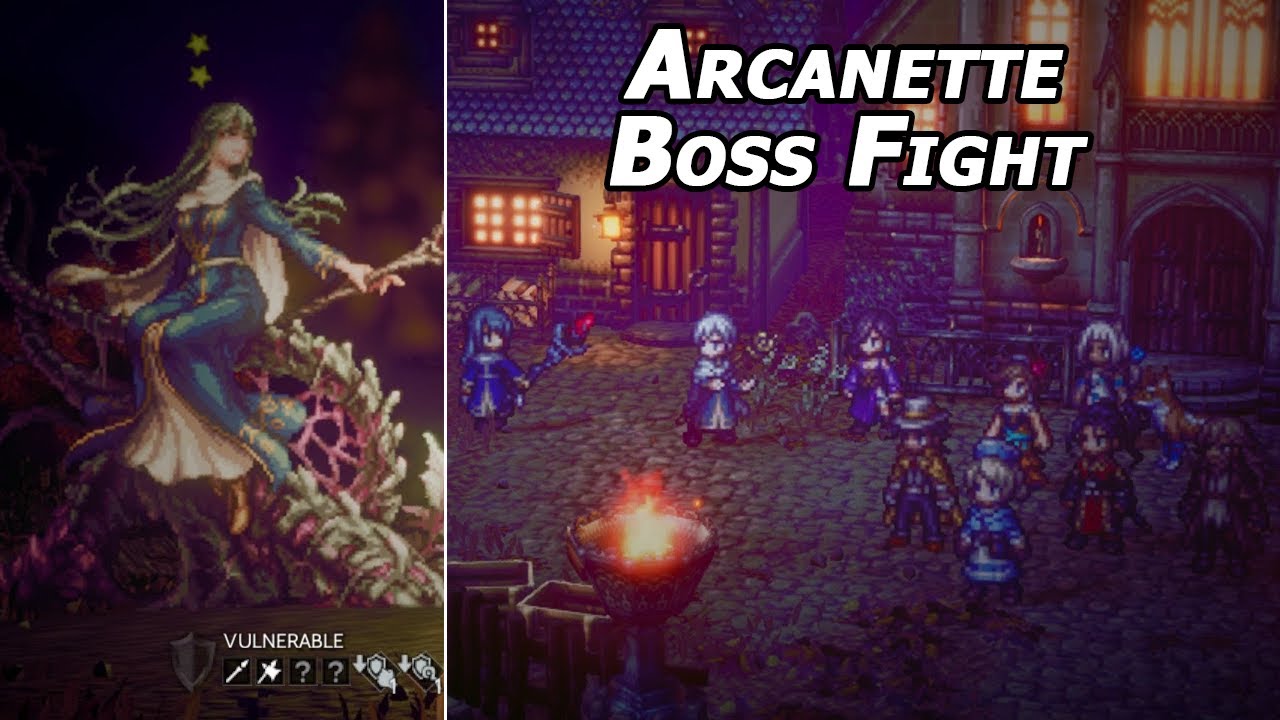 Arcanette Boss Fight - Octopath Traveler II