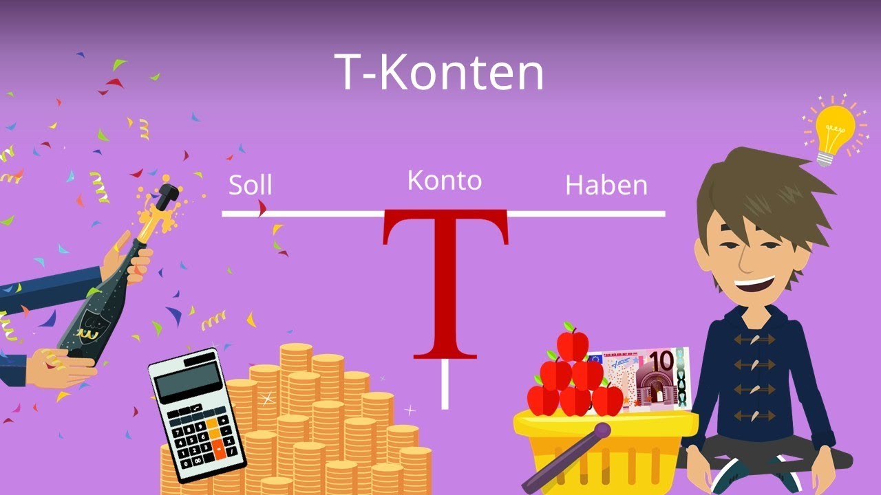 T-Konten - Externes Rechnungswesen einfach erkl&auml;rt