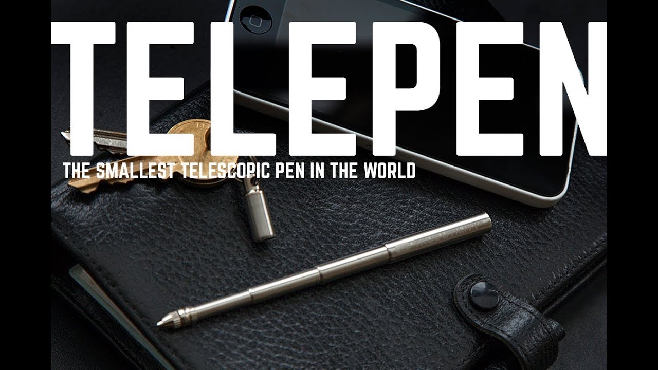 Telepen | The Smallest Telescopic Keyring Pen In The World