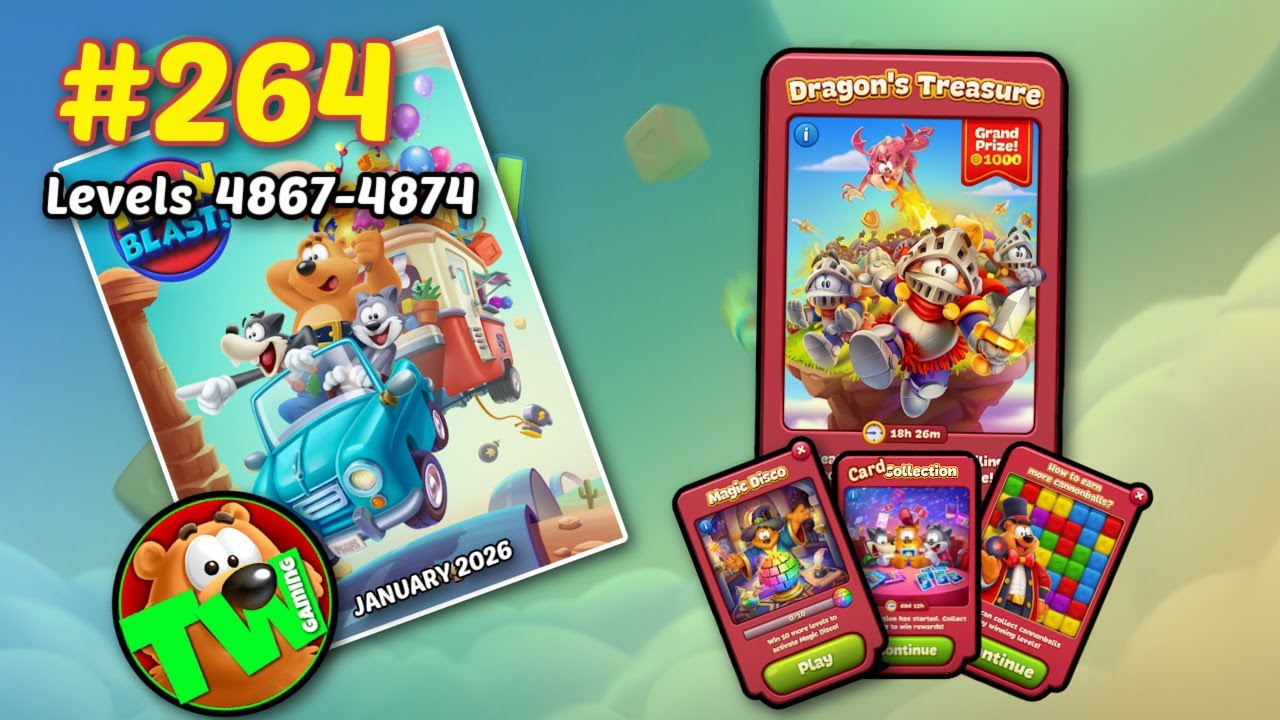 TOON BLAST! / EP264 / 4867-4874