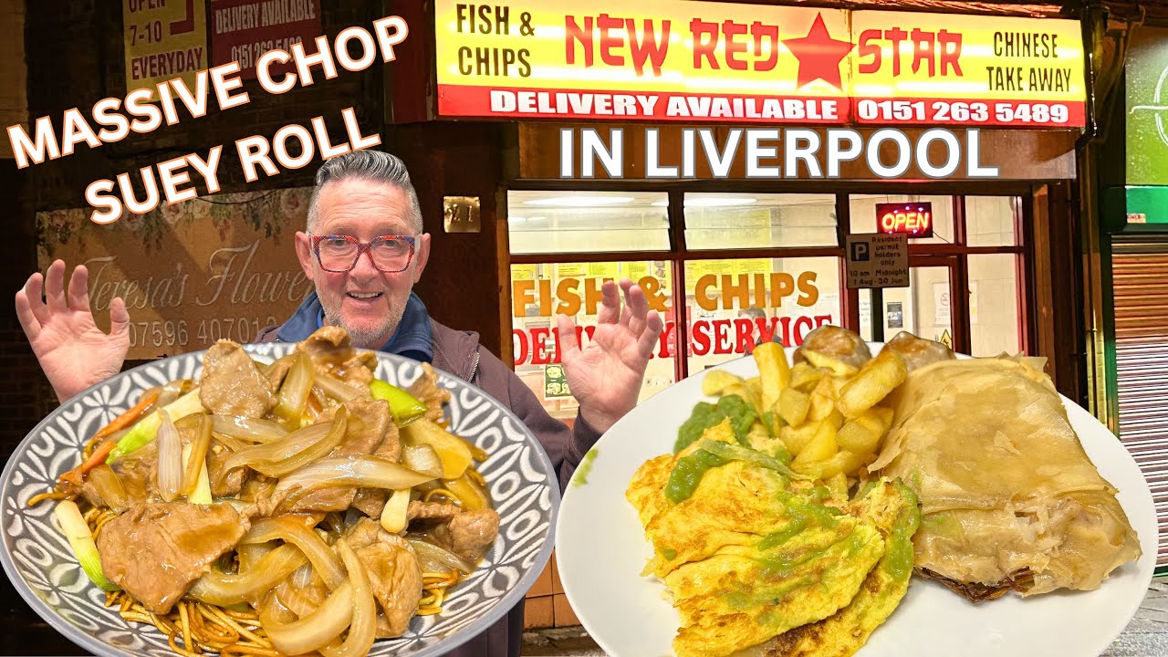 MASSIVE Chop Suey Roll From The New Red Star Chippy