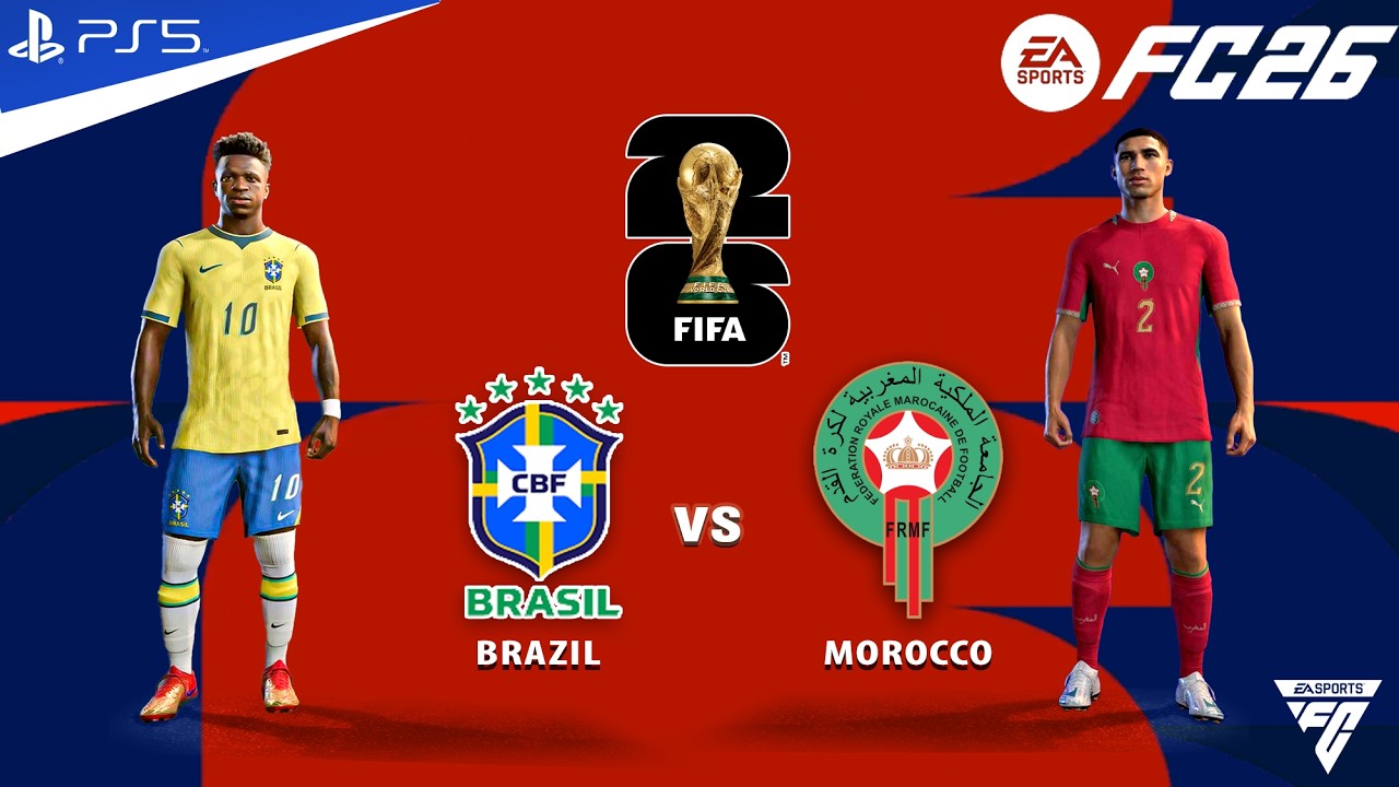 FC 26 - Brazil vs Morocco - FIFA World Cup 2026 Group Match | PS5&trade; Gameplay [4K60]