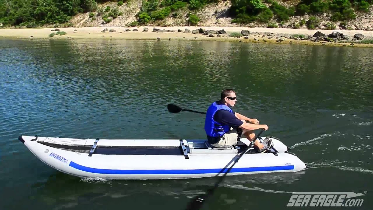 Sea Eagle PaddleSki Inflatable Kayak with Rowing Frame