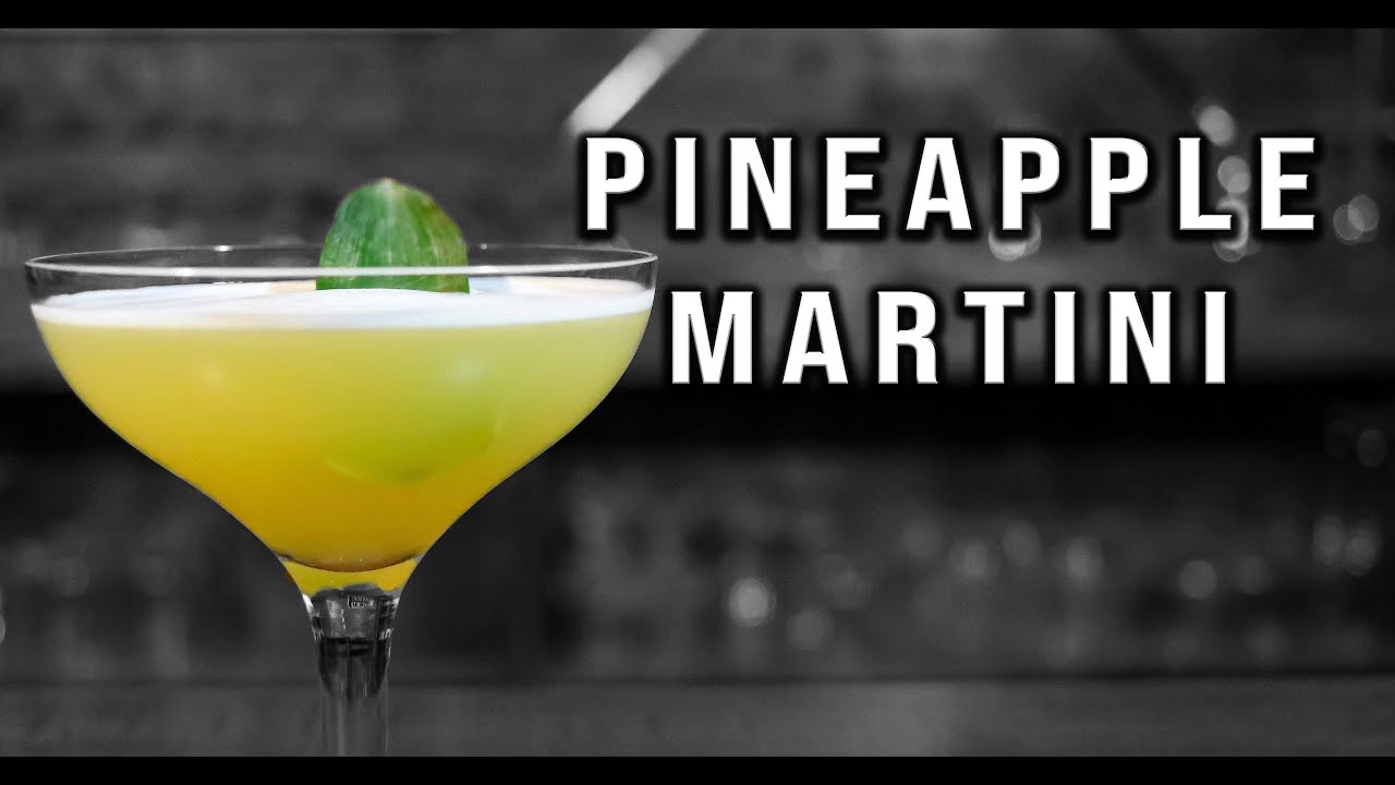 Рецепты ананасового мартини | Простые коктейли с водкой дома | Booze On the Rocks