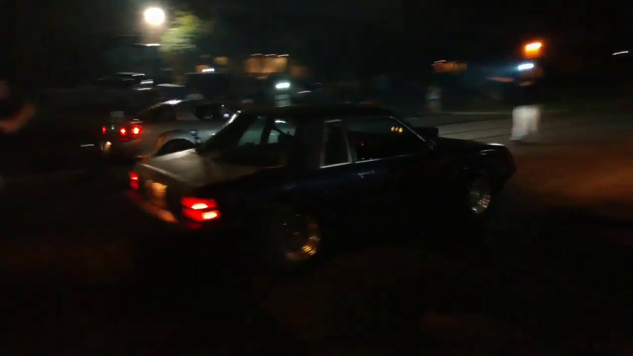 Turbo LS RX8 vs Nitrous Fox Street Racing Puddle Prep Burnouts