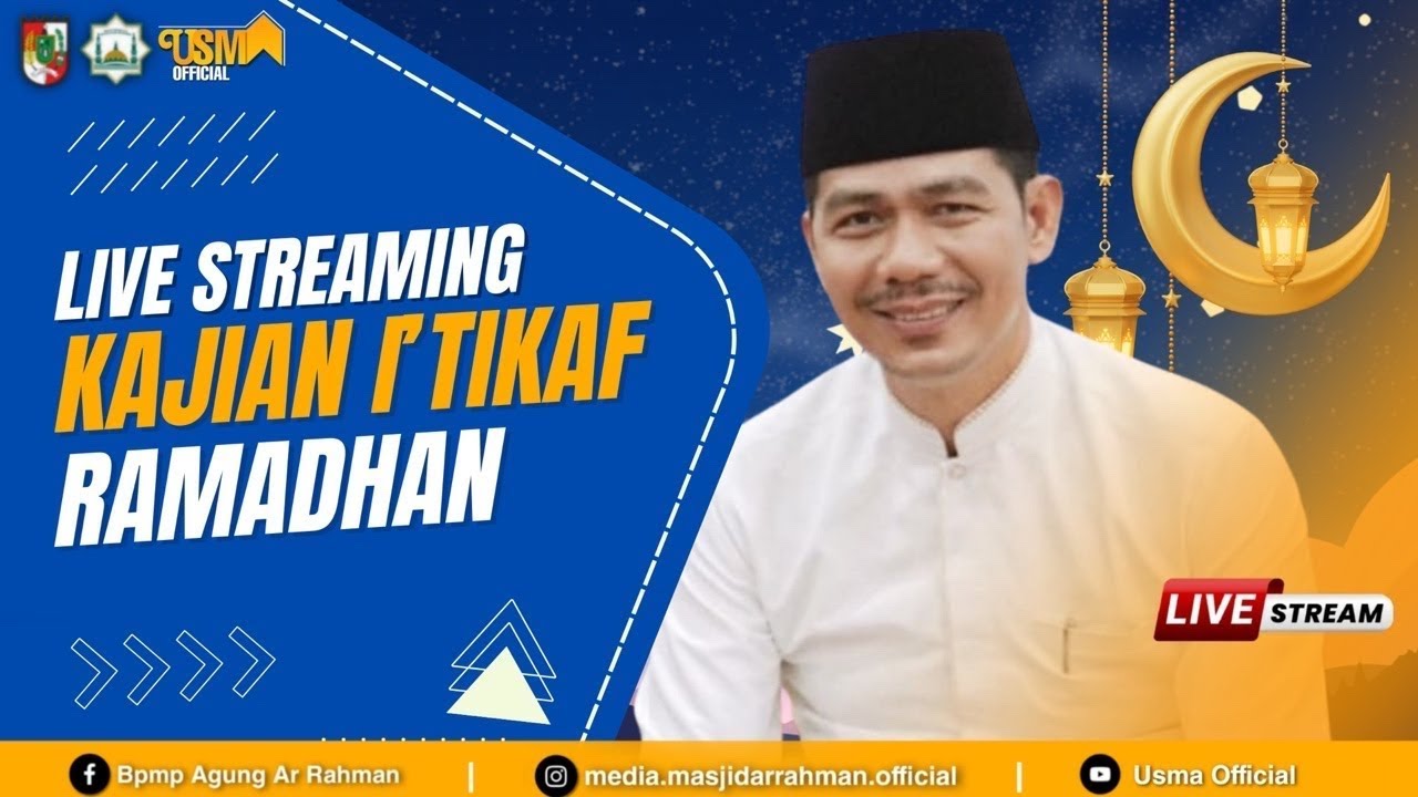 🔴 Live Kajian I'tikaf Ramadhan | Ustadz Dr. H. Maghfirah, MA