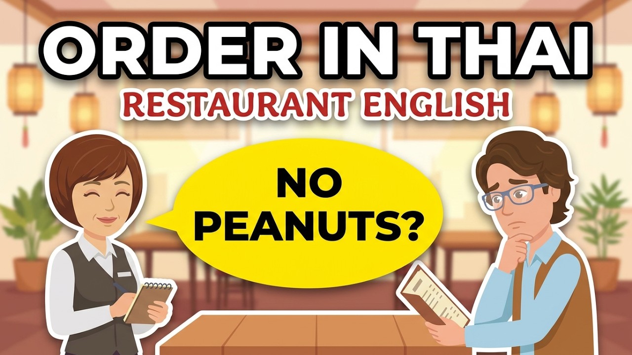 Handling THAI Food Requests | English Speaking Practice | Learn English