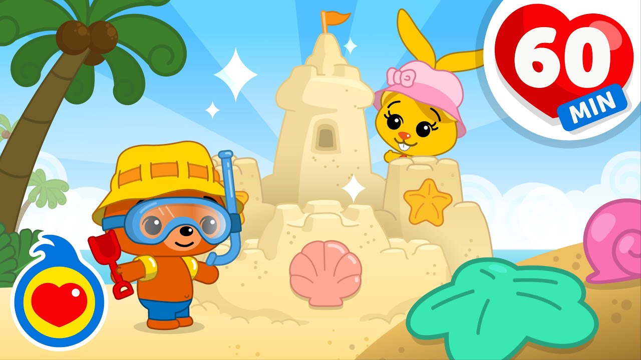 ¡Canciones Para Bailar, Cantar y Jugar En Verano! 🌞😎 Canciones Infantiles (60 Min) | Plim Plim