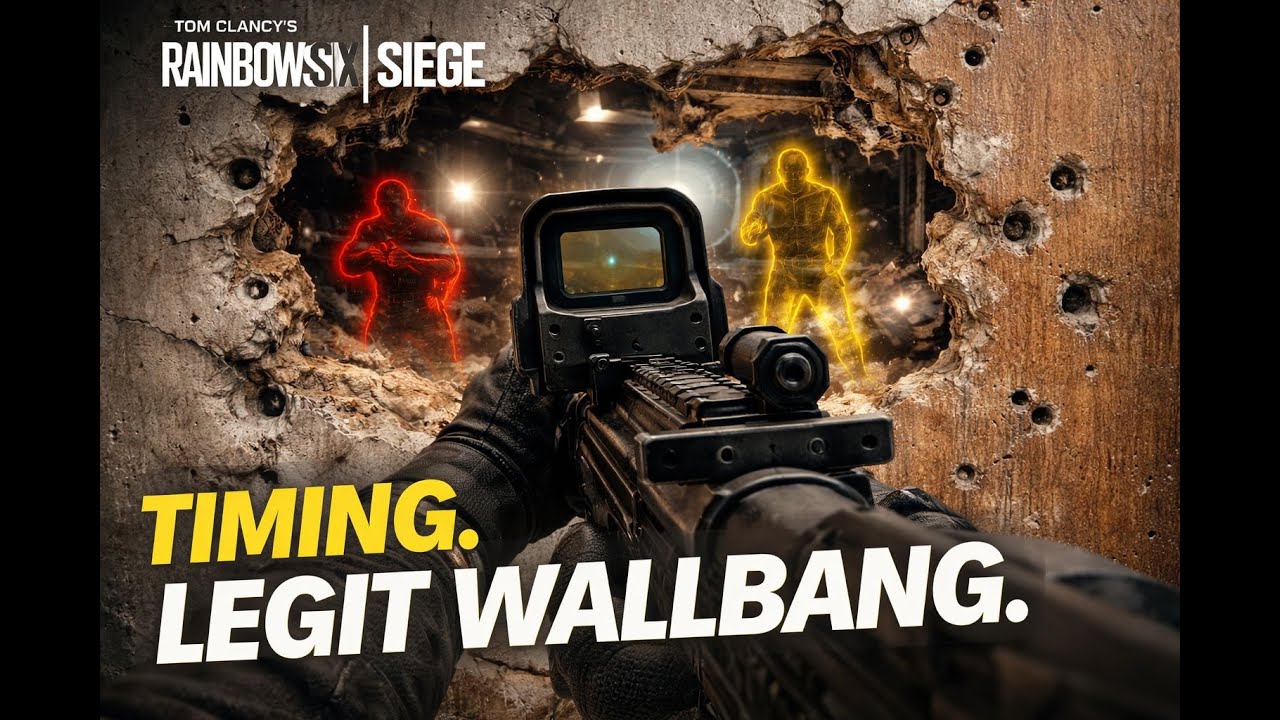 Legit Wallbang with Perfect Timing | Rainbow Six Siege