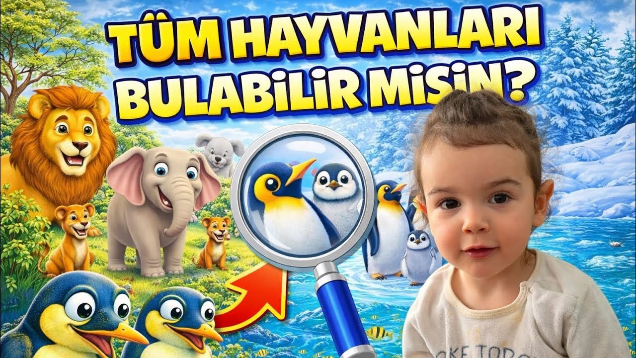 🦁 BU HAYVANLARI TANIYOR MUSUN? | Penguen, Aslan, Fil ve Daha Fazlası!