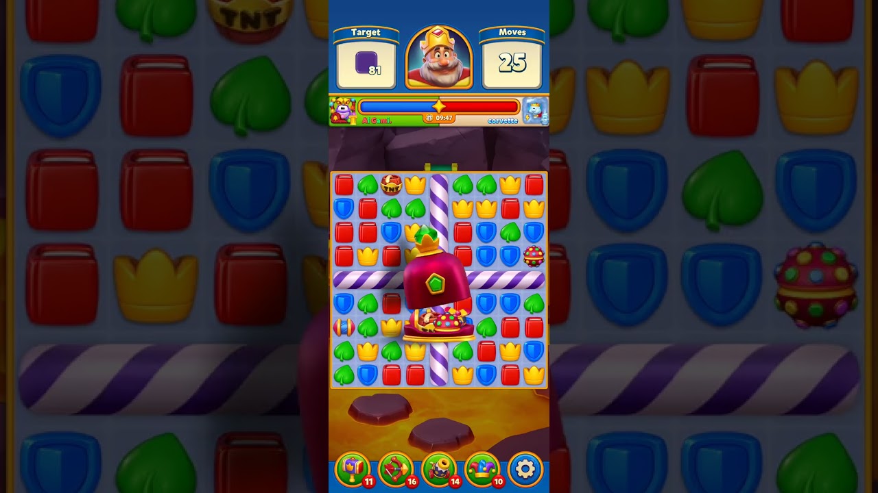 Royal match 4400 to 4409 levels game play Open new Area Lava quest Hidden temple reward 