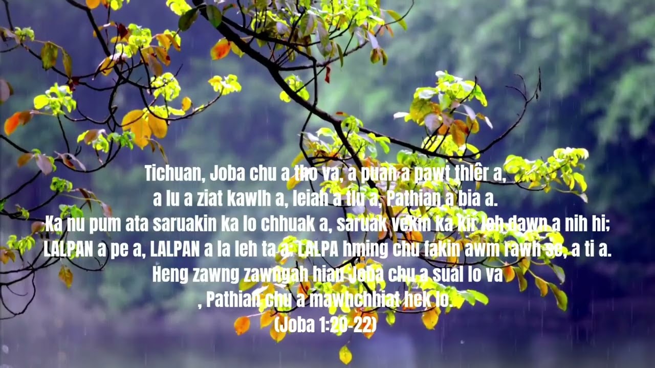 Nitin Nunna 17 : HUN THIM LAI BERAH PAWH PATHIAN FAK (PRAISE IN THE DARKNESS) 