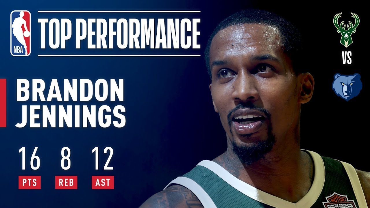 Brandon Jennings Shows Out In His Return To The Bucks
